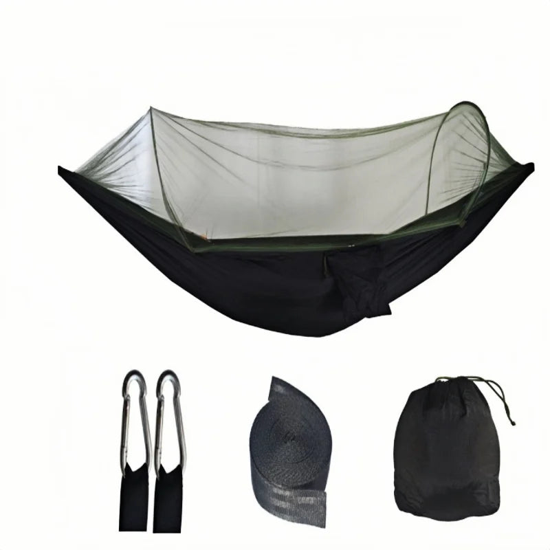Portable outdoor camping hammock, mosquito net bed, sleeping tent, camping bed, hanging tent, travel shelter, ultralight hammock