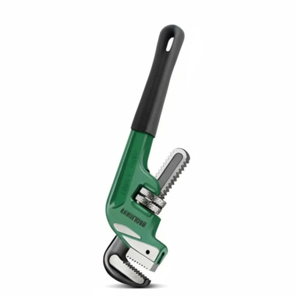 Heavy Duty Offset Jaw Wrench, Commercial Grade, Multi-Functional Plumbing Tool, Adjustable, Carbon Steel, Includes Gloves & Tape