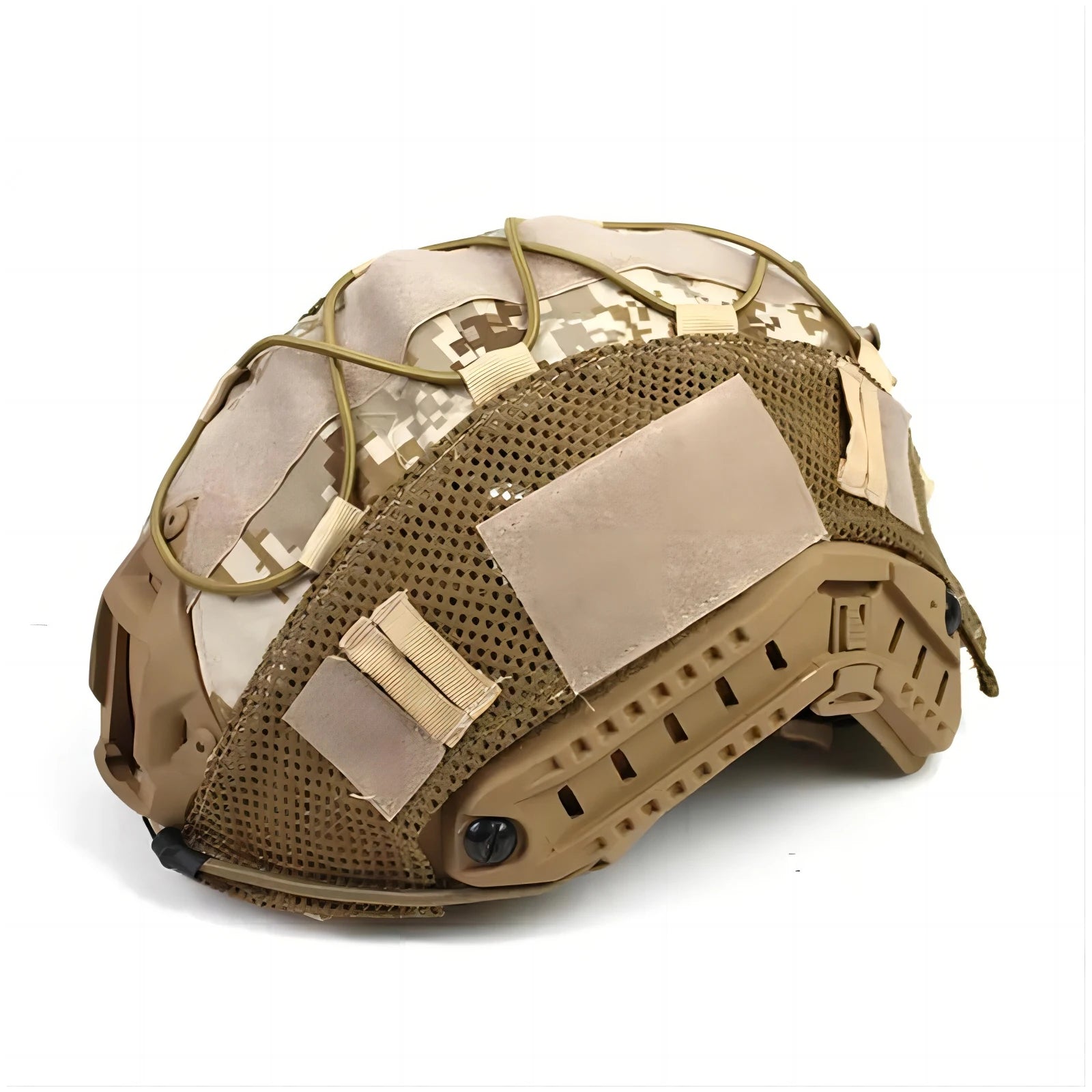 BOOIU Tactical Helmet Cover for Fast Helmet Multi-Camo Helmet Cover   Military Paintball Hunting Shooting Gear - Without Helmet