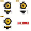 2PCS 4/5/6 Inch Car Coaxial Speakers HiFi Car Door Subwoofer Universal Automotive Audio Music Full Range Truck Stereo Speaker