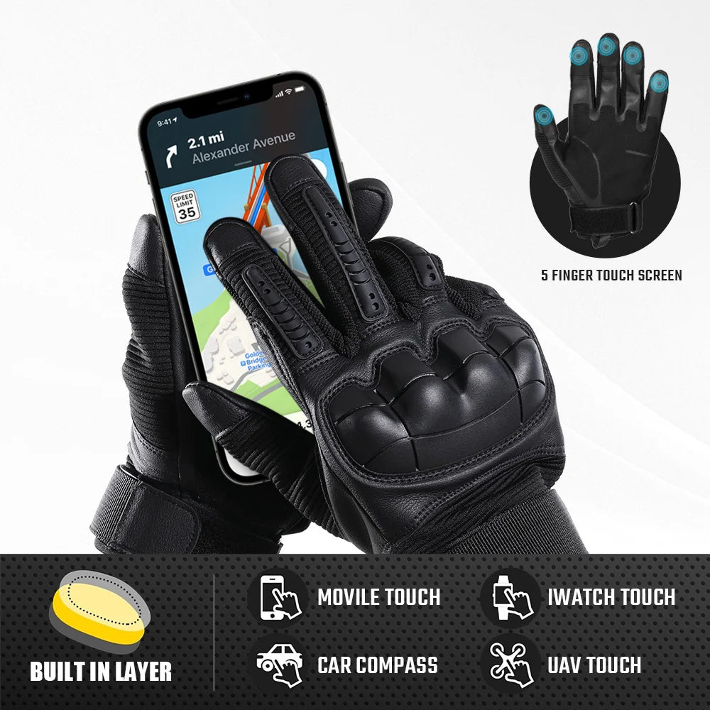 Touch Screen Hunting Gloves Hard Shell Outdoor Sports Hiking Cycling Camping Paintball Motorcycle Bike Anti-skid Protective Gear
