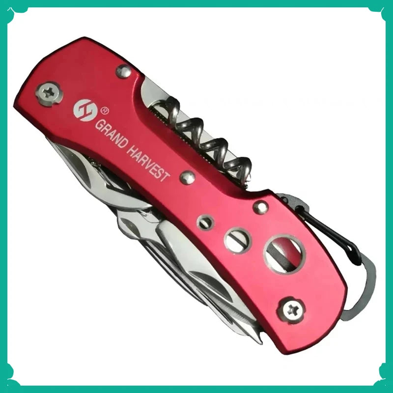 11 In 1 Multitool Knife Folding Gear Knife Swiss Survive Pocket Hunting Outdoor Camping Survival Multifunctional Folding Knife