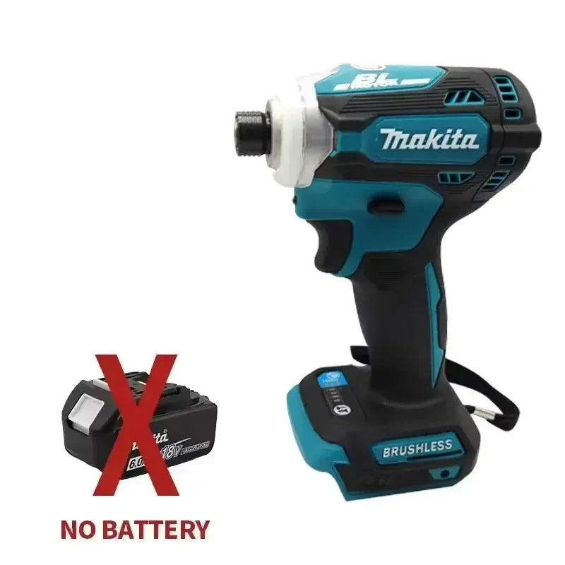 Makita Cordless DTD171 Brushless 18V LXT Impact Driver Electric Screwdriver with 1/4" Hex Chuck, Fastening Tool for Constructio