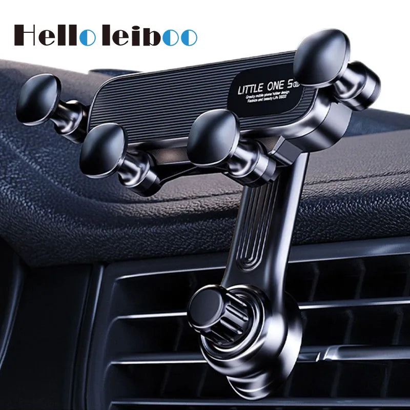 Universal Gravity Car Phone Holder Air Vent Mount Mobile Support for iPhone 13/12 Xiaomi - Automotive GPS Stand