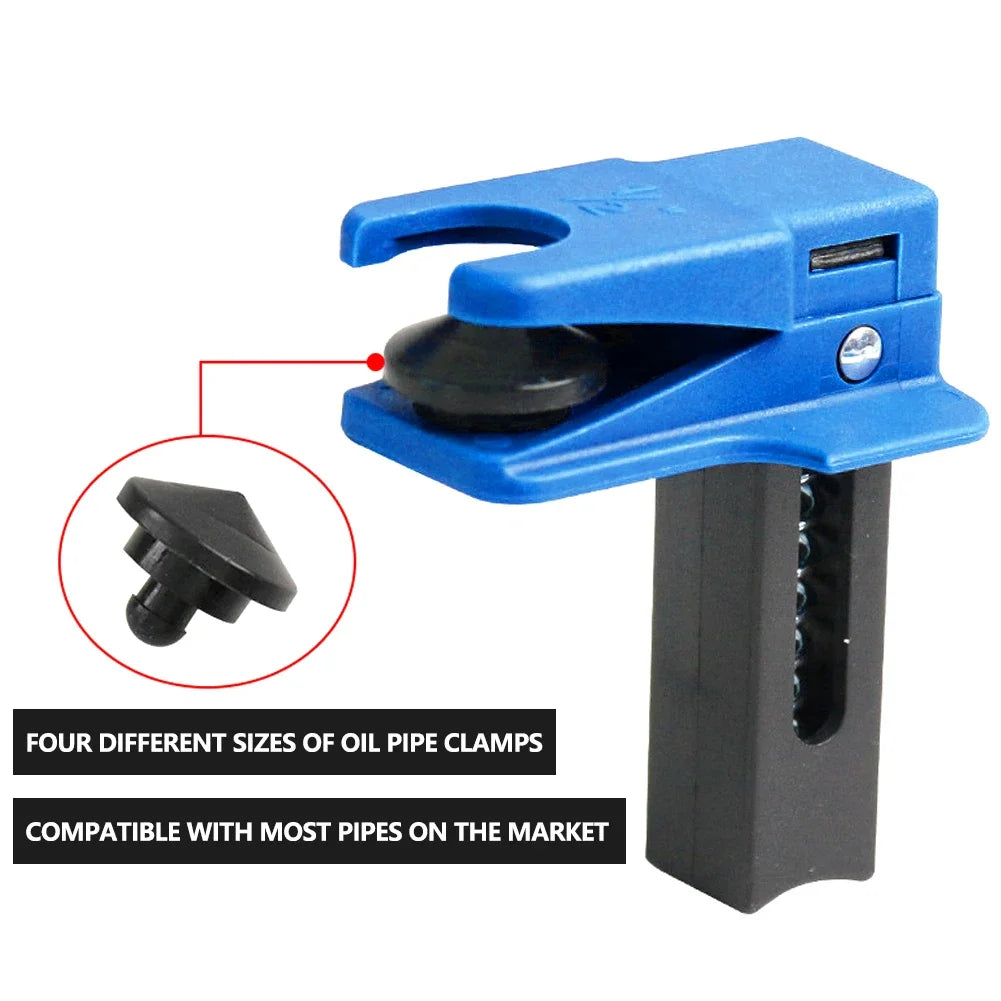 4Pcs Car Brake Oil Brake Clamp Pipe Plug Tool To Prevent Oil Spills Leak Proof Brake Lines Stoppers Automotive Brake Lines Plug