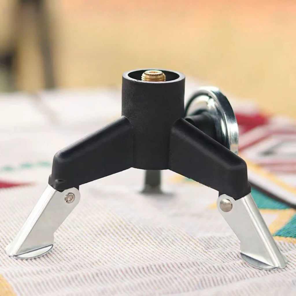Camping Gas Stove Adapter Connector Portable Folding Tank Tripod Stand Stainless Steel Outdoor Hiking Backpacking Cooking Gear