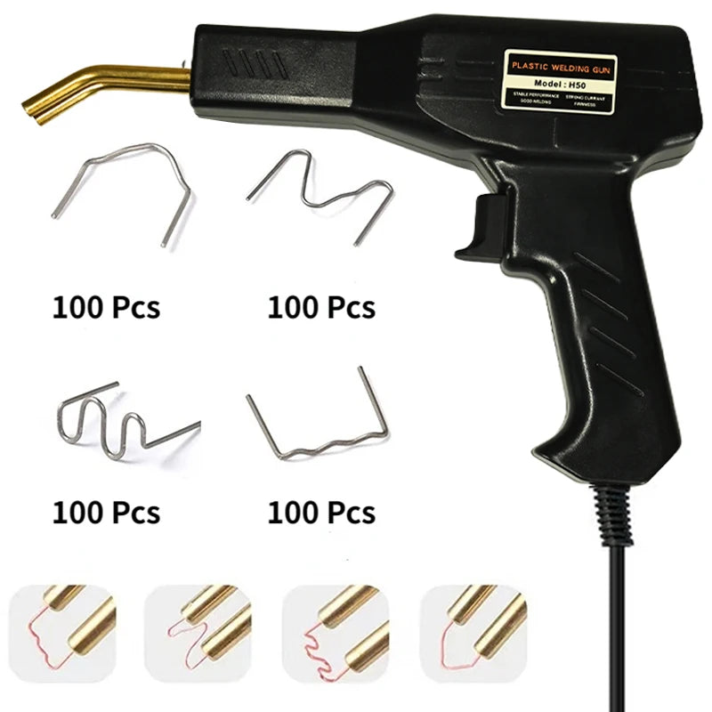 Hot Stapler Plastic Welding Machine Bumper Repair Kit Soldering Iron For Plastic Repair Car Bumper Repair Welding Gun