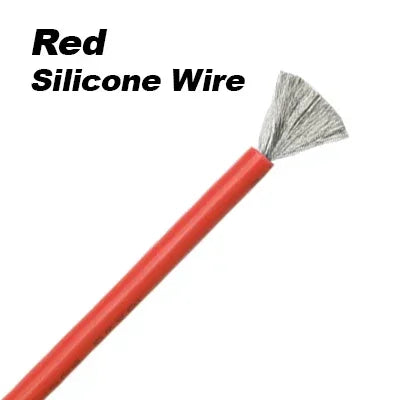 1~50m Heat Resistant Cable Red Black 30/28/26/24/22/20/18/16AWG Silicone Rubber Tinned Copper Wire Car Battery Automotive Wiring