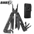 BHBT 24B New Multi Tool Pliers With Damascus Blade Hoxagon Wrench Folding EDC Outdoor Camping Survival Maintenace Tools