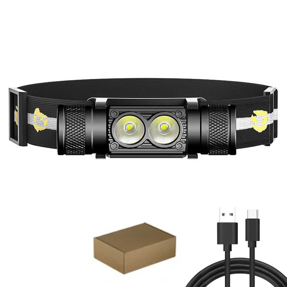 Homefish USB led headlamp Fishing 18650 headlight Torch Hunting head lamp Camping Headlamp Flashlight head light