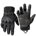 Touch Screen Cycling Gloves PU Leather Outdoor Sports Bicycle Hiking Camping Hunting Combat Motorcycle Non-slip Protective Gear