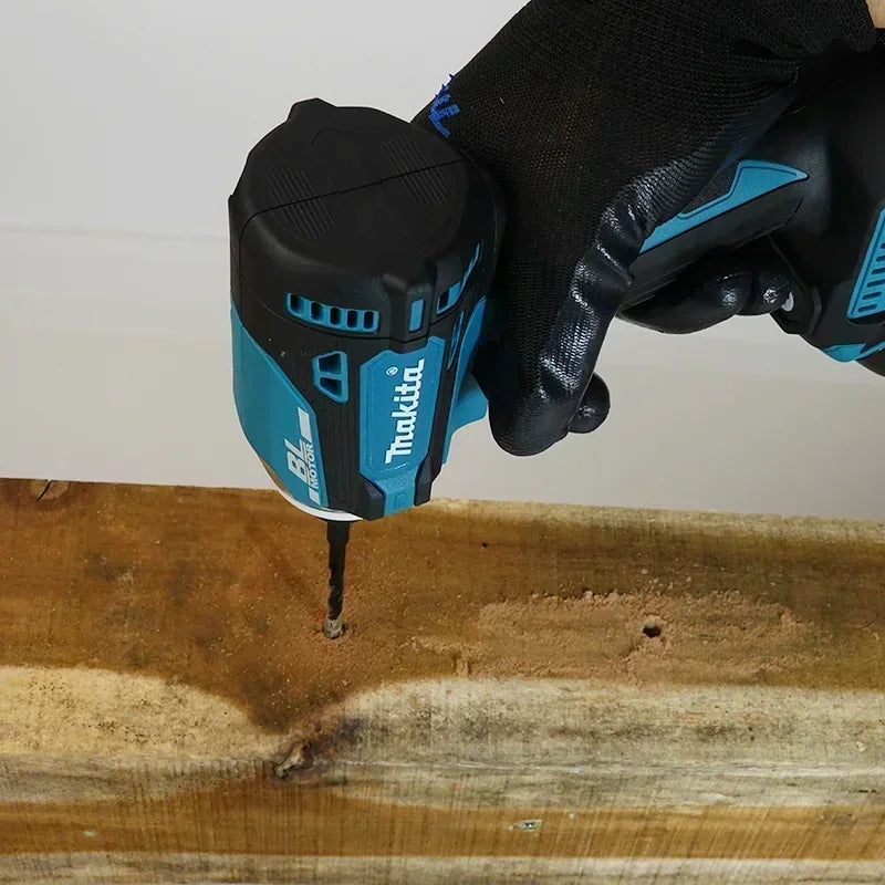 Makita Cordless DTD171 Brushless 18V LXT Impact Driver Electric Screwdriver with 1/4" Hex Chuck, Fastening Tool for Constructio