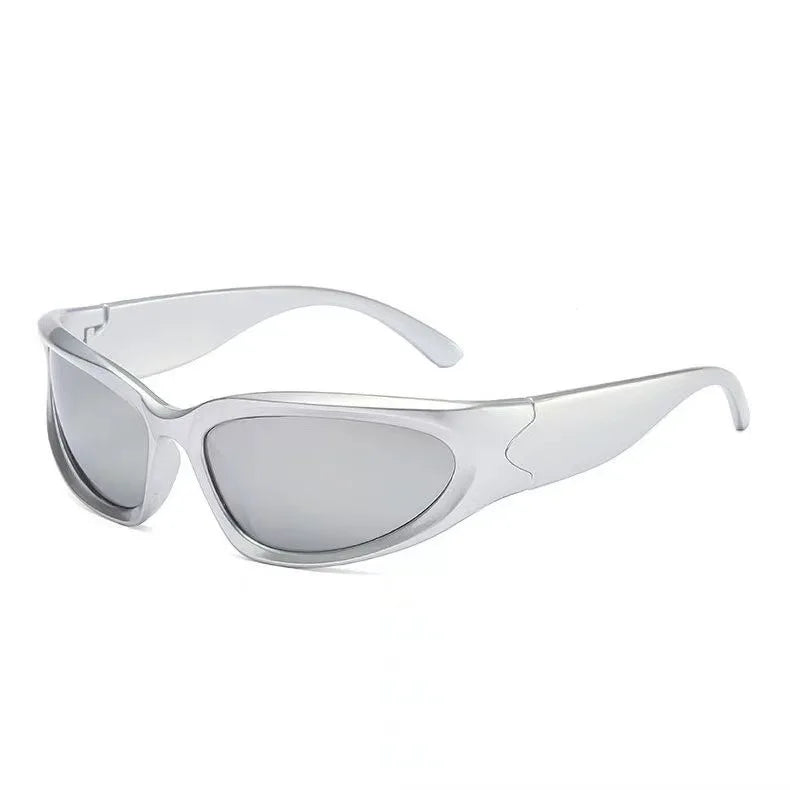 Y2k Eyeglasses Classic Punk Wrap Around Vintage Sunglasses Women Men Luxury Sun Glasses Fashion Sport Eyewear UV400 Goggles