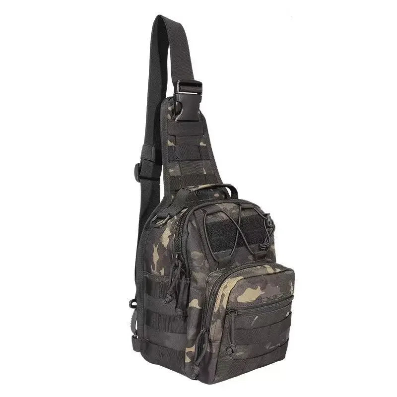 Multifunctional Tactical Sling Backpack Hiking Sports Molle Camping Hunting Fishing Portable Bag Multi-pocket Crossbody Bag