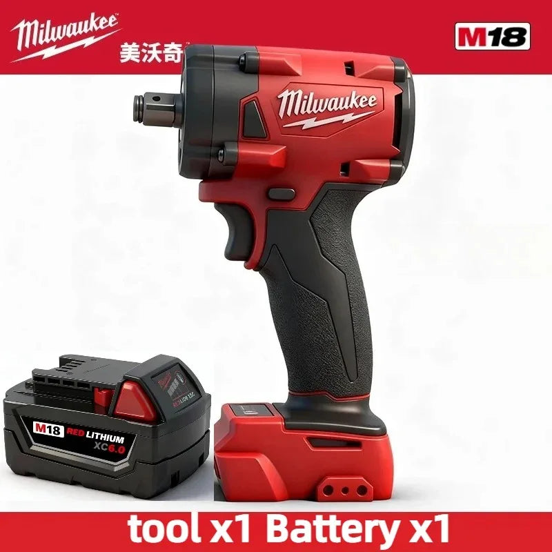 FIW212 Impact wrench Milwaukee Origina  18V 12Ah Lithium Ion Battery 21700 15-Cells, Compatible Milwaukee Cordless Power Tools