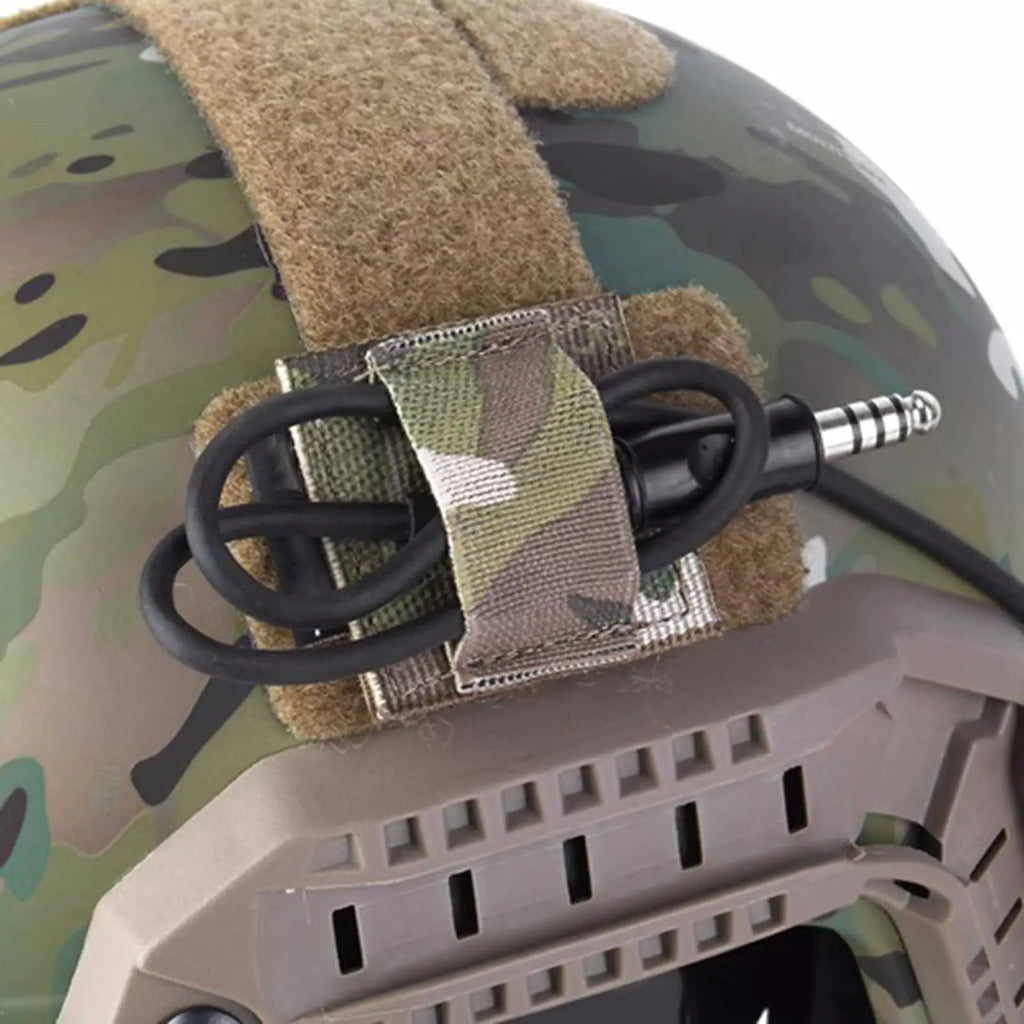 Cable Ties for Hunting Gear Tactical Headset Wire Harness Strap Wire Management Panel for Interphone Cable Headset Cable