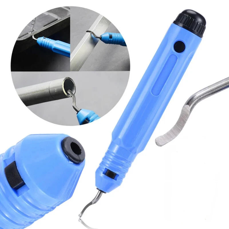 Blades High-Speed Steel Deburring Tool Set for Metal Resin 3D Printed Plastic Edges PVC Copper Pipes - 360 Degree Rotary Head