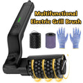 Electric Grill Cleaning Brush Rotary BBQ Cleaner Tool 3-Speed 2600mAh Cordless Rechargeable Adjustable Angle Gifts for Men/Dad