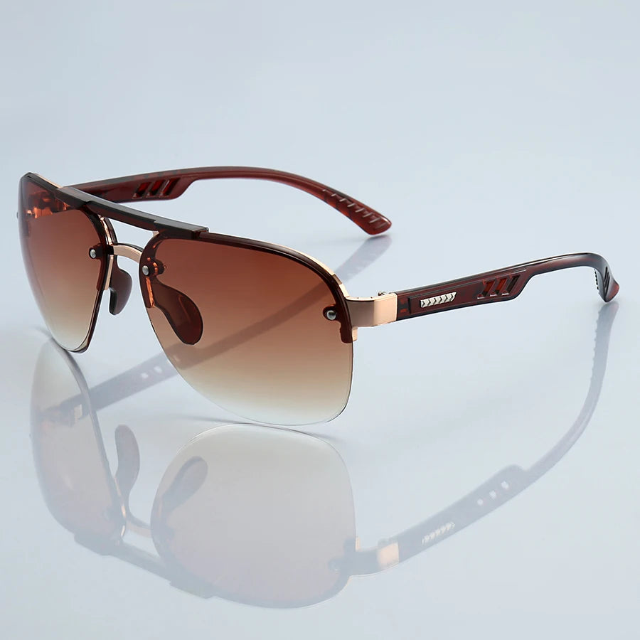 Fashion Vintage Gradient Aviator Sunglasses Men Women Fishing Driving Man Luxury Brand Designer Sun Glasses Retro Eyewear
