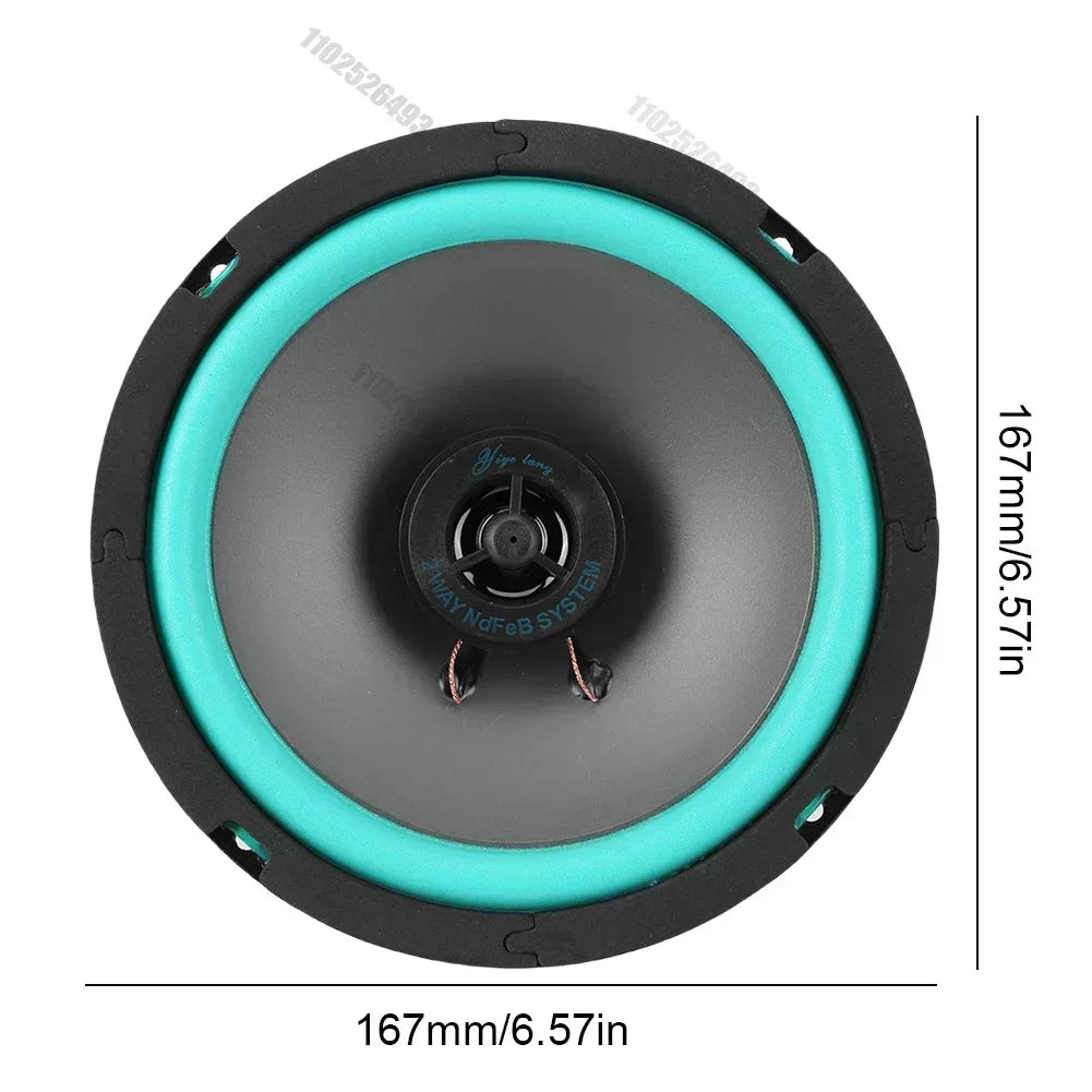 4/5/6.5 Inch Car Coaxial Speakers HiFi Door Subwoofer Automotive Audio Music Full Range Truck Stereo Speaker and Protecting Grid