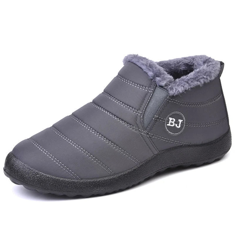 Warm Men's Boots Snow Platform Sneakers Winter Men Shoes Outdoor Man Sneakers Unisex Ankle Boots Waterproof Work Shoes Footwear