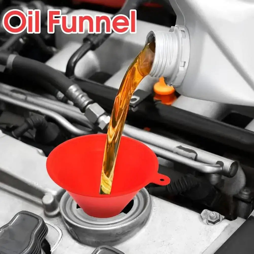 4pcs/set Kitchen Funnel Suitable for Automotive Home Kitchen Function Plastic Funnel 4 Size Funnels