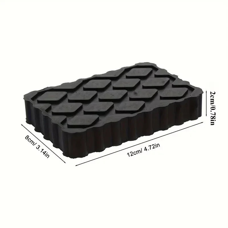 2Pcs Car Jack Rubber Pad Lift Blocks Height Increasing Protective Pad Automotive Camper Stabilizer Jack Pads Car Accessories