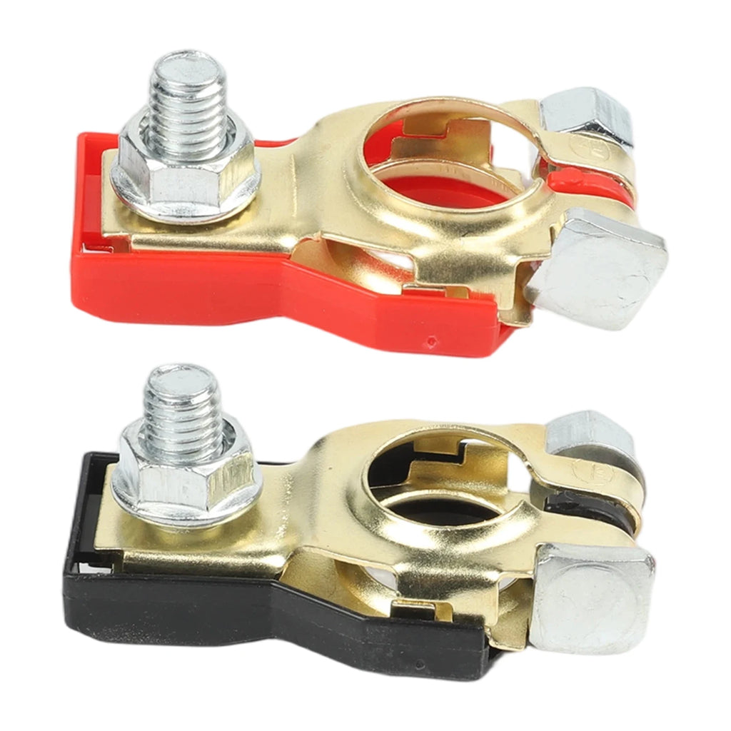 2Pcs Automotive Battery Terminal Wire Cable Clamp Quick Release Connector Clamp Clip Connector For Car Caravan Boat 12V 24V