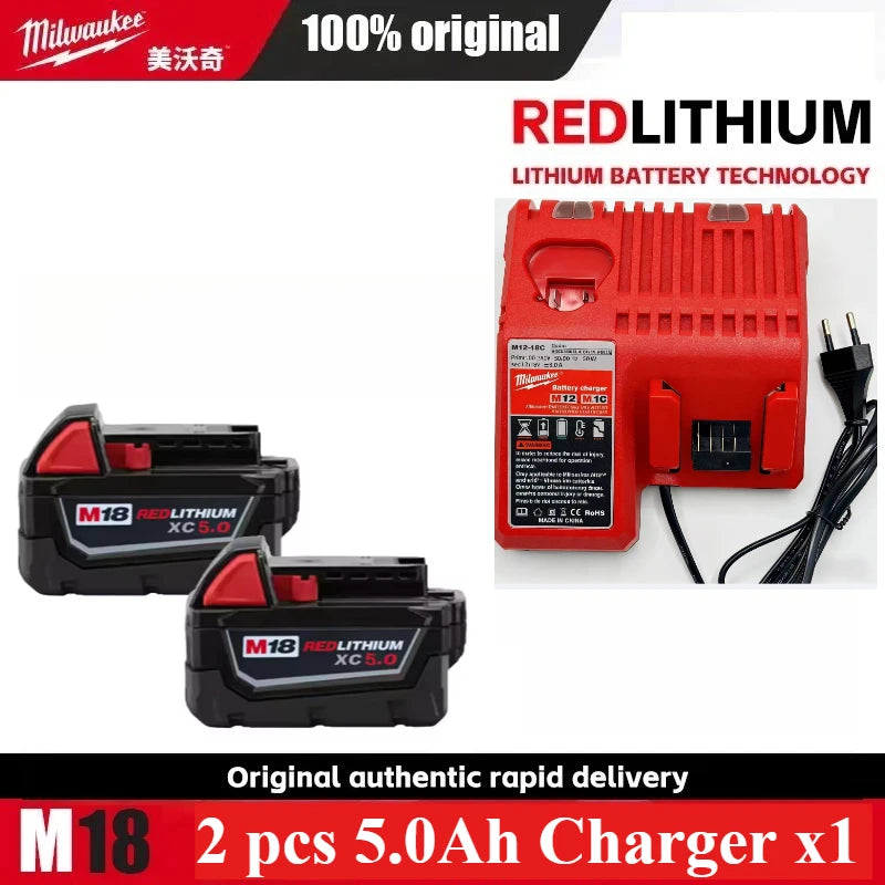 FIW212 Impact wrench Milwaukee Origina  18V 12Ah Lithium Ion Battery 21700 15-Cells, Compatible Milwaukee Cordless Power Tools