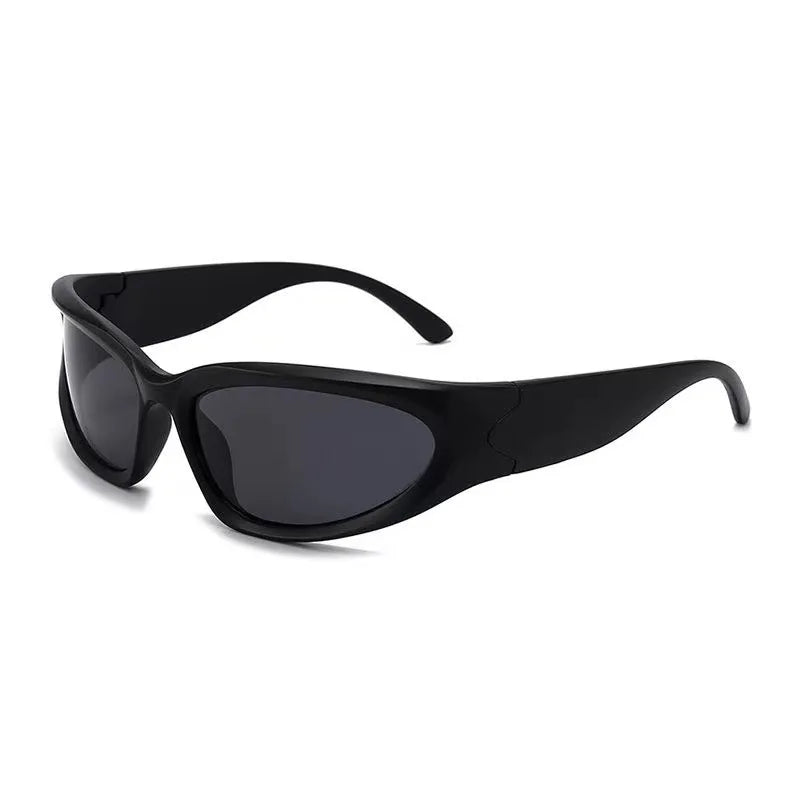 Y2k Eyeglasses Classic Punk Wrap Around Vintage Sunglasses Women Men Luxury Sun Glasses Fashion Sport Eyewear UV400 Goggles