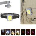 400LM USB C Headlamp,Magnetic Clip-on Rechargeable Work Light,500mAh Battery,Waterproof Flashlight for Outdoor and Indoor Use