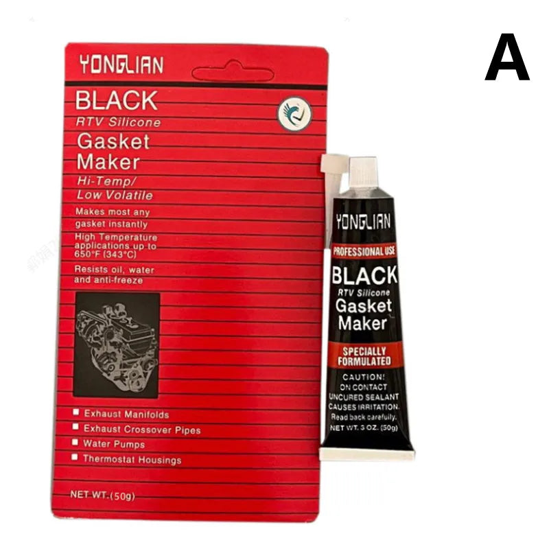 1/2/3Pcs Motor Gasket Sealant Automotive Engine Sealant Adhesive High Temperature Black RTV Silicone Gasket Maker Car Glue