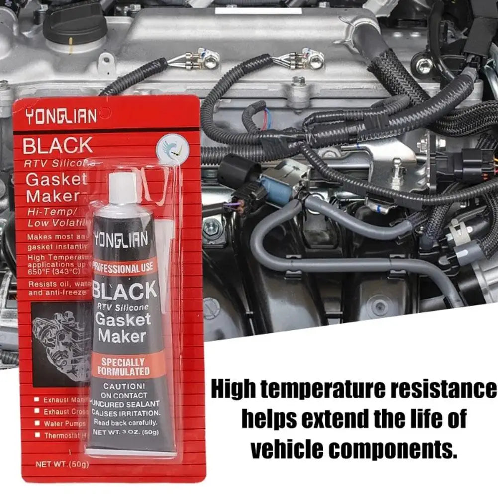 1/2/3Pcs Motor Gasket Sealant Automotive Engine Sealant Adhesive High Temperature Black RTV Silicone Gasket Maker Car Glue