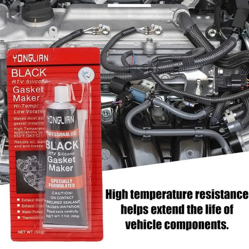 1/2/3Pcs Motor Gasket Sealant Automotive Engine Sealant Adhesive High Temperature Black RTV Silicone Gasket Maker Car Glue