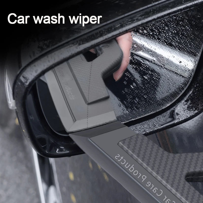 Car Wash Wiper Glass Wiiper Seamless Windshield Handle Silicone Scraper Anti Slip Automotive Beauty Film Application Tools
