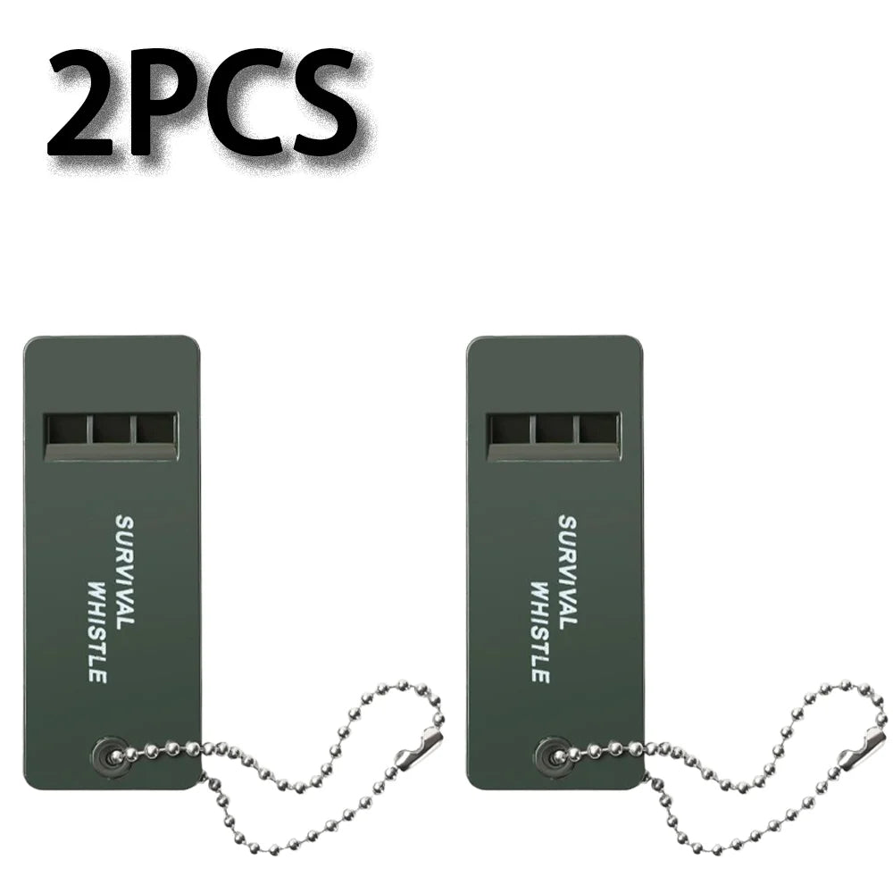 High Decibel 3-Frequency Whistle Outdoor Emergency Survival Whistle for Camping, Hiking, Hunting, Survival Whistle Gear