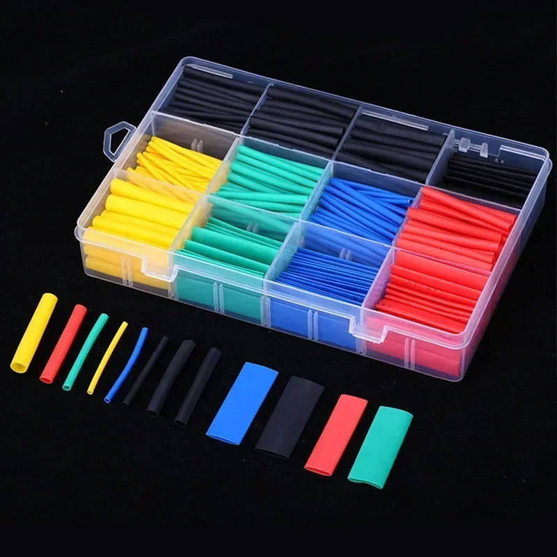 Thermal-Activated Cable Sleeve Shrinkable Wire Protector Kit Insulation Tubes for DlY Proiects Automotive Electronics Repair