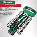 CRV Ratchet Spanner 3/8 Automotive Mechanic Tool Box Set Garage Car Repair Socket Wrench Set DIY Workshop Hand Tools