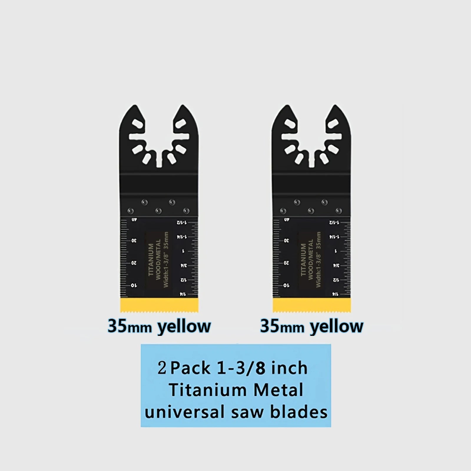 Premium Oscillating Saw Blades Multitool for Wood Metal Plastics，Fit Dewalt Worx Rockwell Wen Milwaukee Makita Ryobi Bosch Fein
