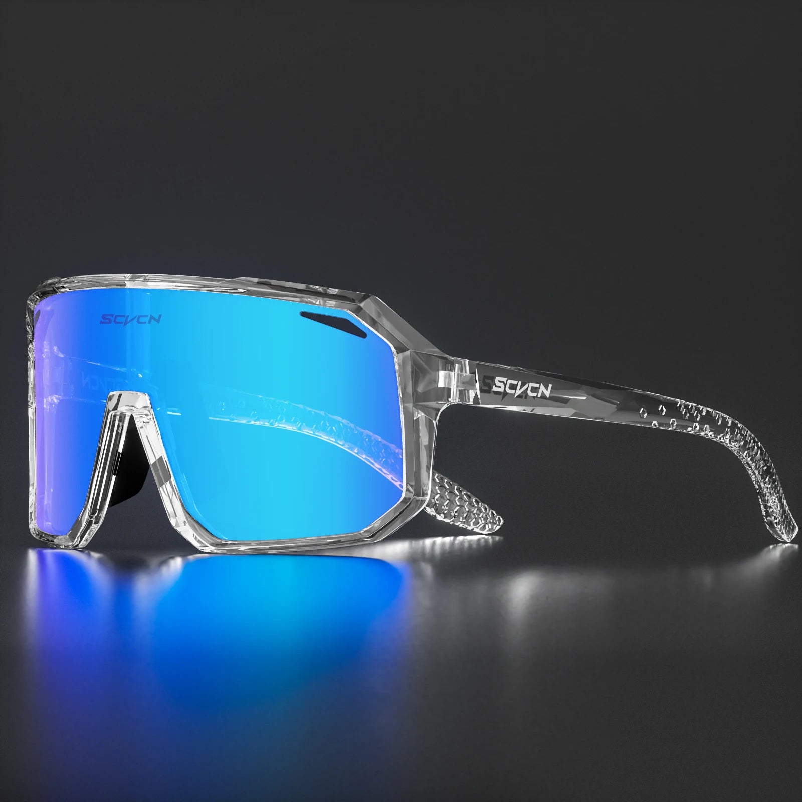 SCVCN Cycling Glasses Bike Mountain Bicycle Hiking Camping Golf UV400 Sunglasses Sport Protection Glasses for Men Women Baseball